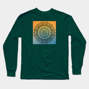 Vintage boho Indian Mandala Long Sleeve T-Shirt